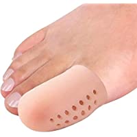 Protector dedo gordo pie- 10 piezas Punteras de Silicona para Dedo Gordo- Protector Dedos Pie Transpirable- Para…